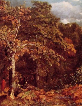 森の風景 ロマンチックなジョン・コンスタブル Oil Paintings